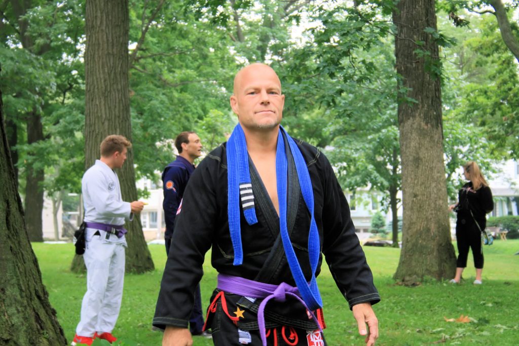 2014-08-23 360-BJJ promoted to purple belt