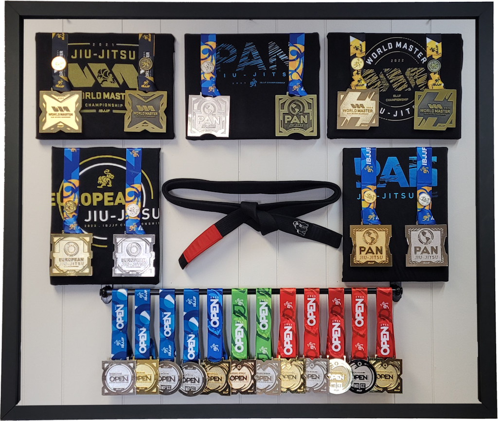 Jiu-Jitsu black belt medals