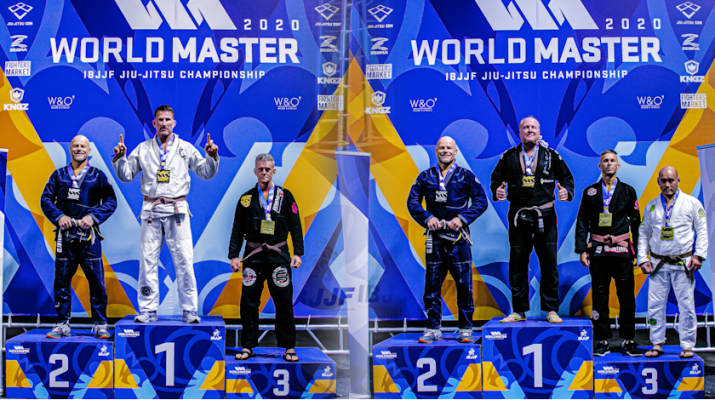 IBJJF Master 5 Brown Belt podiums