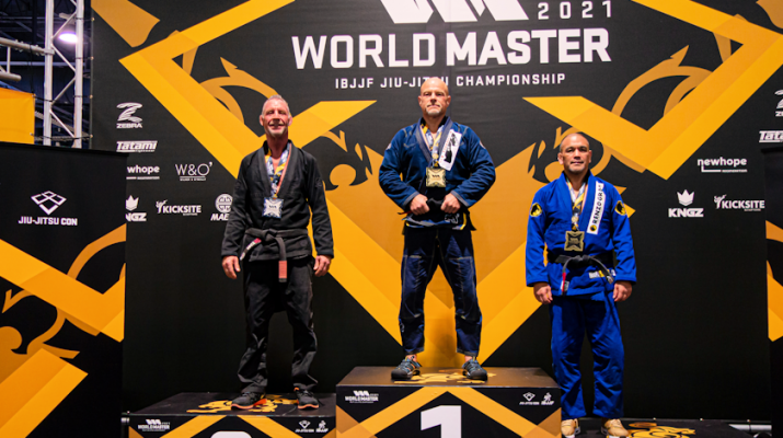 IBJJF World Cahmpion podium