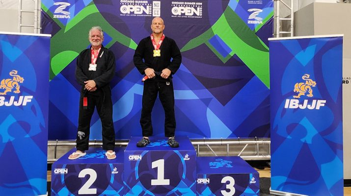 Jiu-Jitsu Black Belt podium at IBJJF Chicago Summer Open