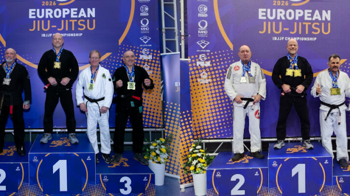 IBJJF Europeans Master 7 Black Belt Double Gold